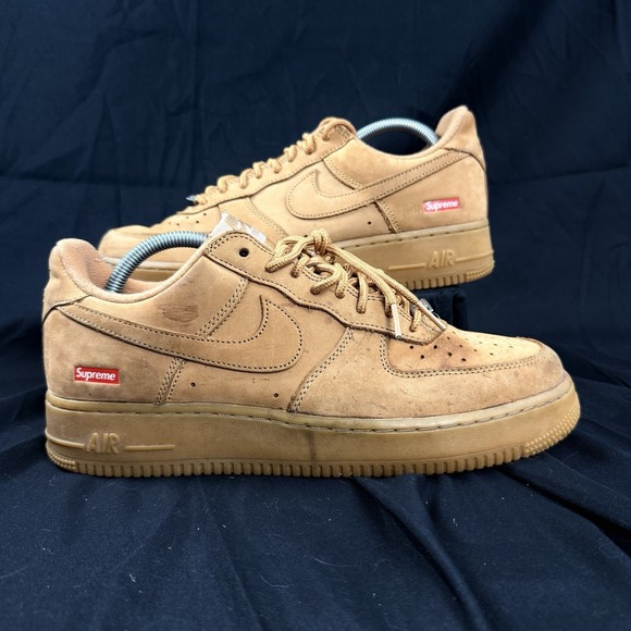 Nike Other - Nike Air Force 1 Supreme Wheat Men's Size 9.5 Sneakers